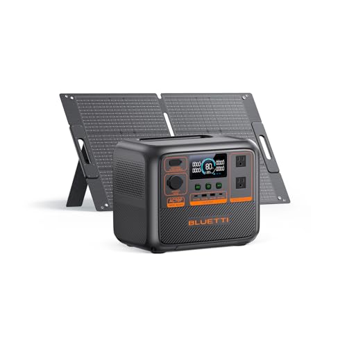 BLUETTI Solar Generator AC70, 768Wh LiFePO4 Battery Backup w/ 2 1000W AC Outlets (Power Lifting 2000W), 100W Type-C, for Road Trip, Off-grid, Power Outage (Solar Panel Optional)
