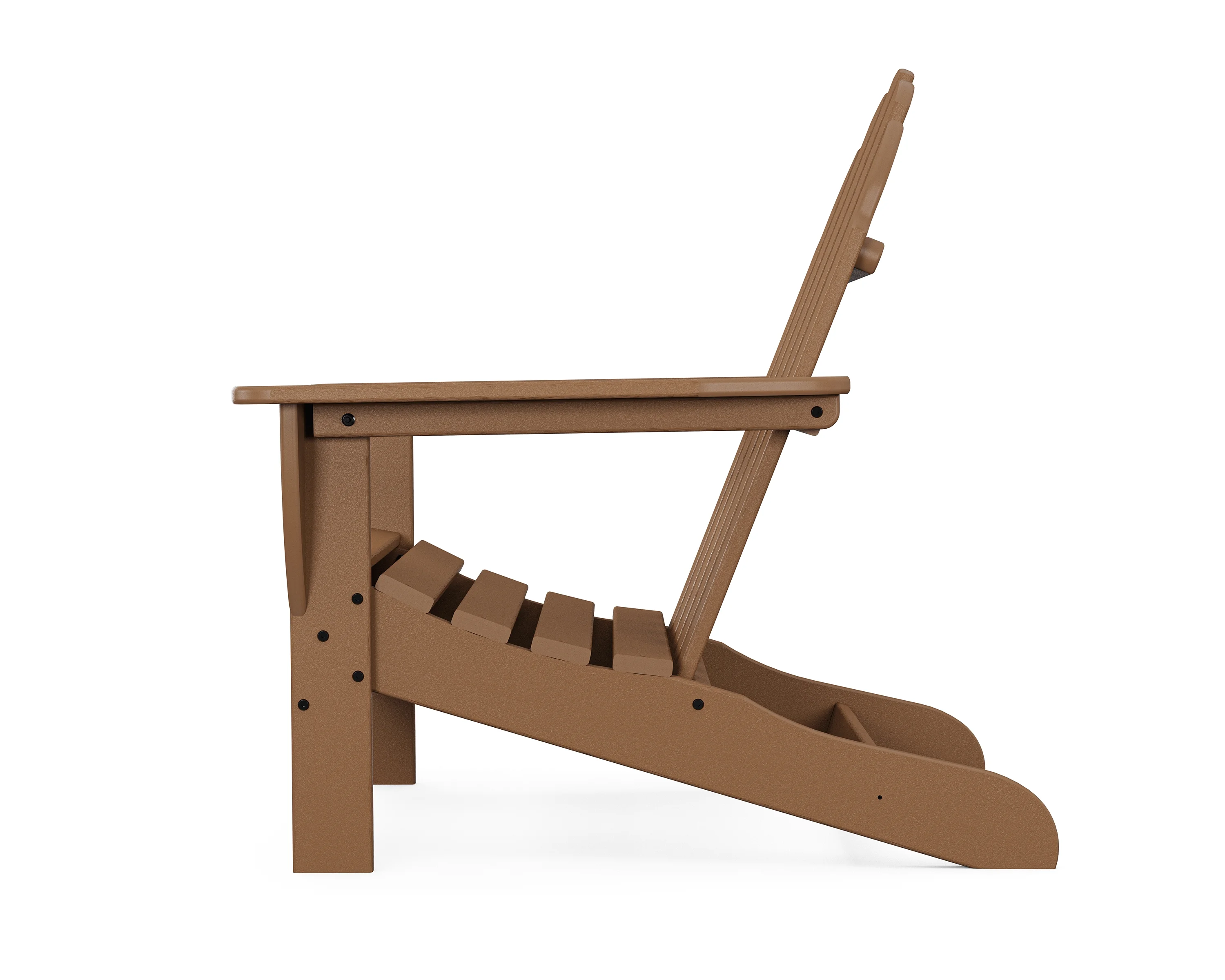 POLYWOOD Classic Adirondack 3-Piece Set in Teak