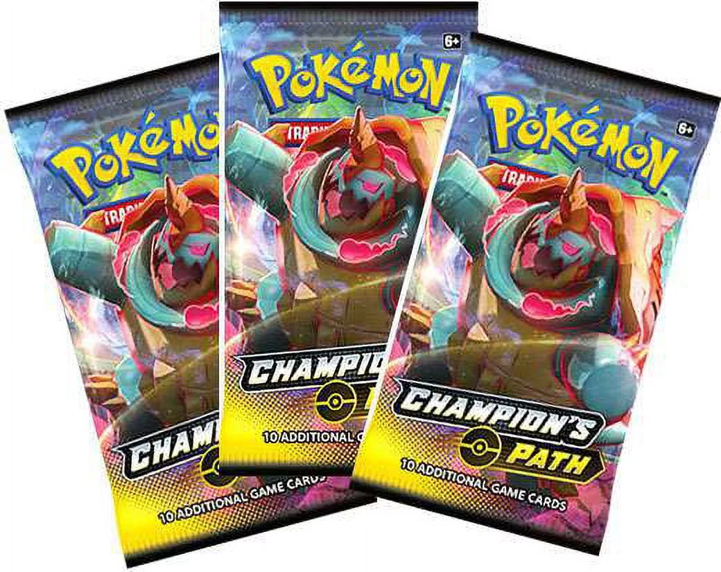 Pokemon Champion's Path Hammerlocke Gym Pin Collection (3 Booster Packs, Promo Card & Pin!)