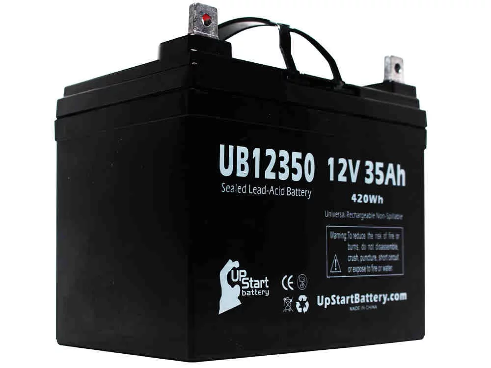 5x Pack - Compatible Suntech Bec40Series Battery - Replacement UB12350 Universal Sealed Lead Acid Battery (12V, 35Ah, 35000mAh, L1 Terminal, AGM, SLA)