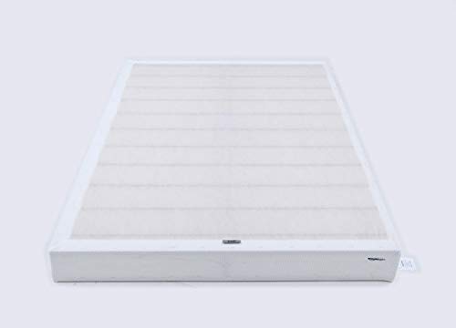 Amazon Basics Smart Box Spring Bed Base, 7-Inch Height Mattress Foundation, Tool-Free Easy Assembly, Queen, 79
