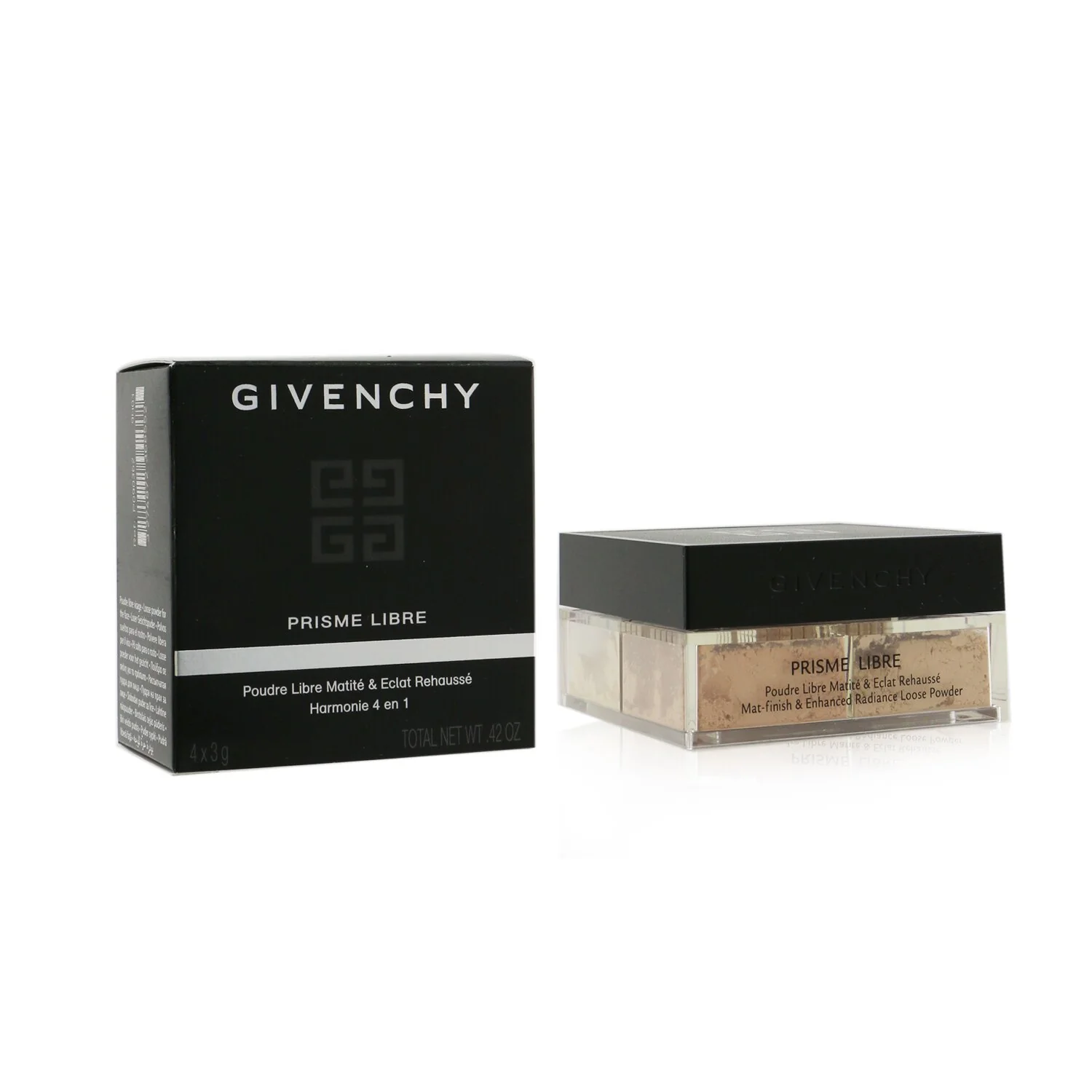 Givenchy Prisme Libre Loose Powder 4 in 1 Harmony - # 1 Mousseliine Pastel (Box Slightly Damaged)  4x3g/0.105oz