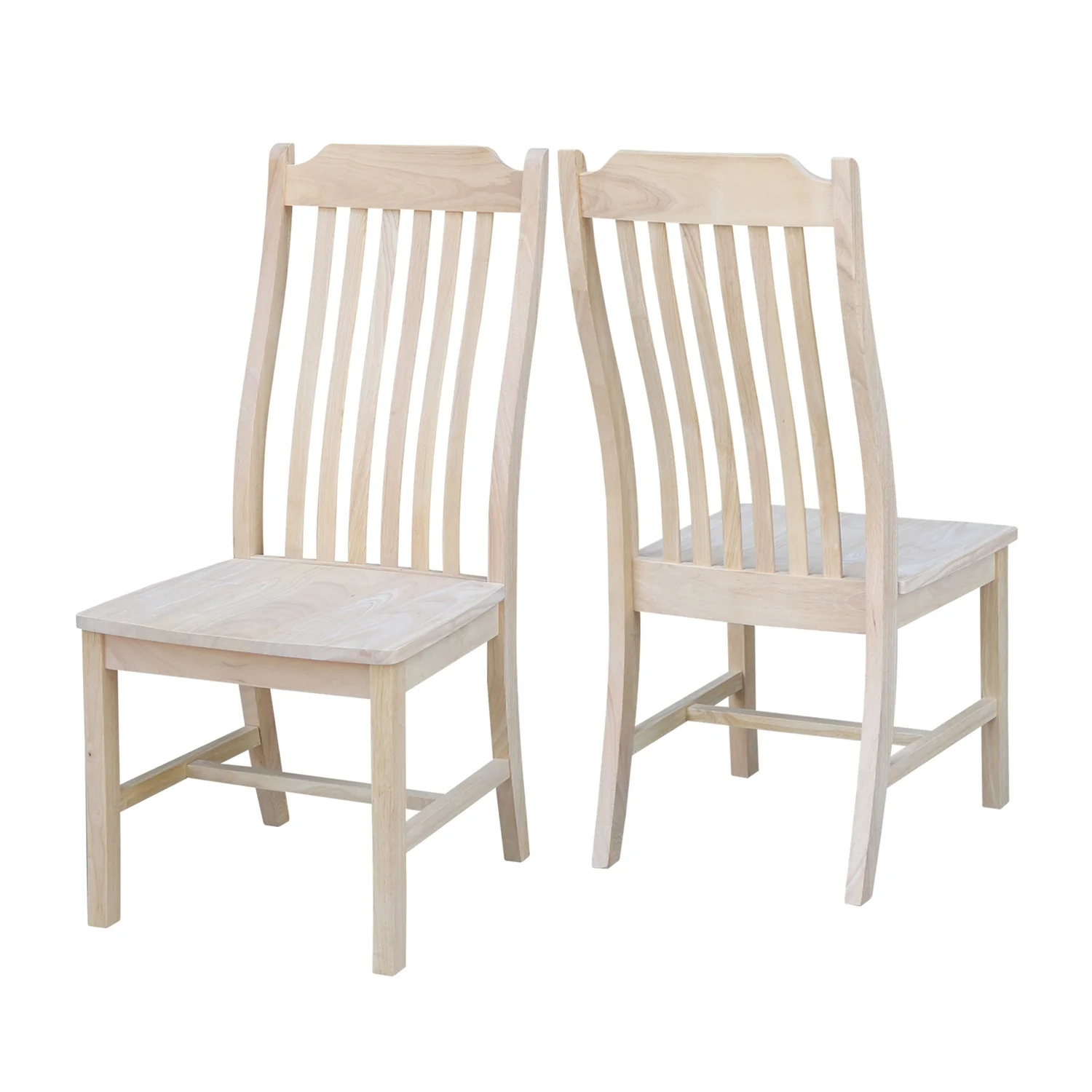 Set of Two Steambent Mission Chairs
