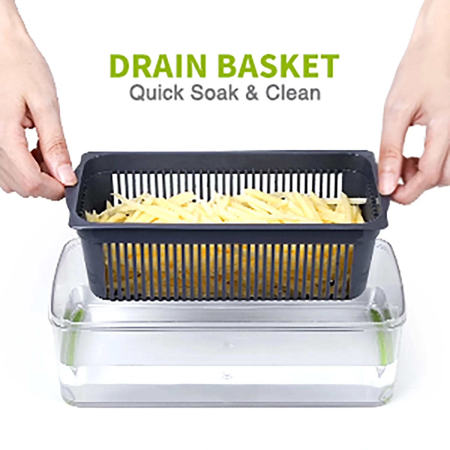 CMUEPO 14 in 1 Vegetable Chopper, Onion Chopper with Container, 14 in 1Multifunctional Food Chopper, Food Choppers for Kitchen (Grey)