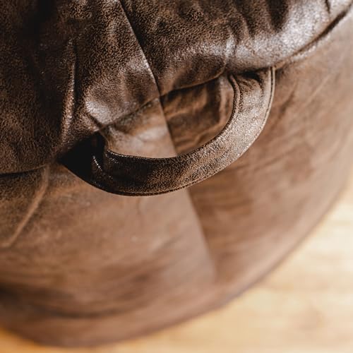 Big Joe Milano Lenox Denim Cobalt Beanbag Chair