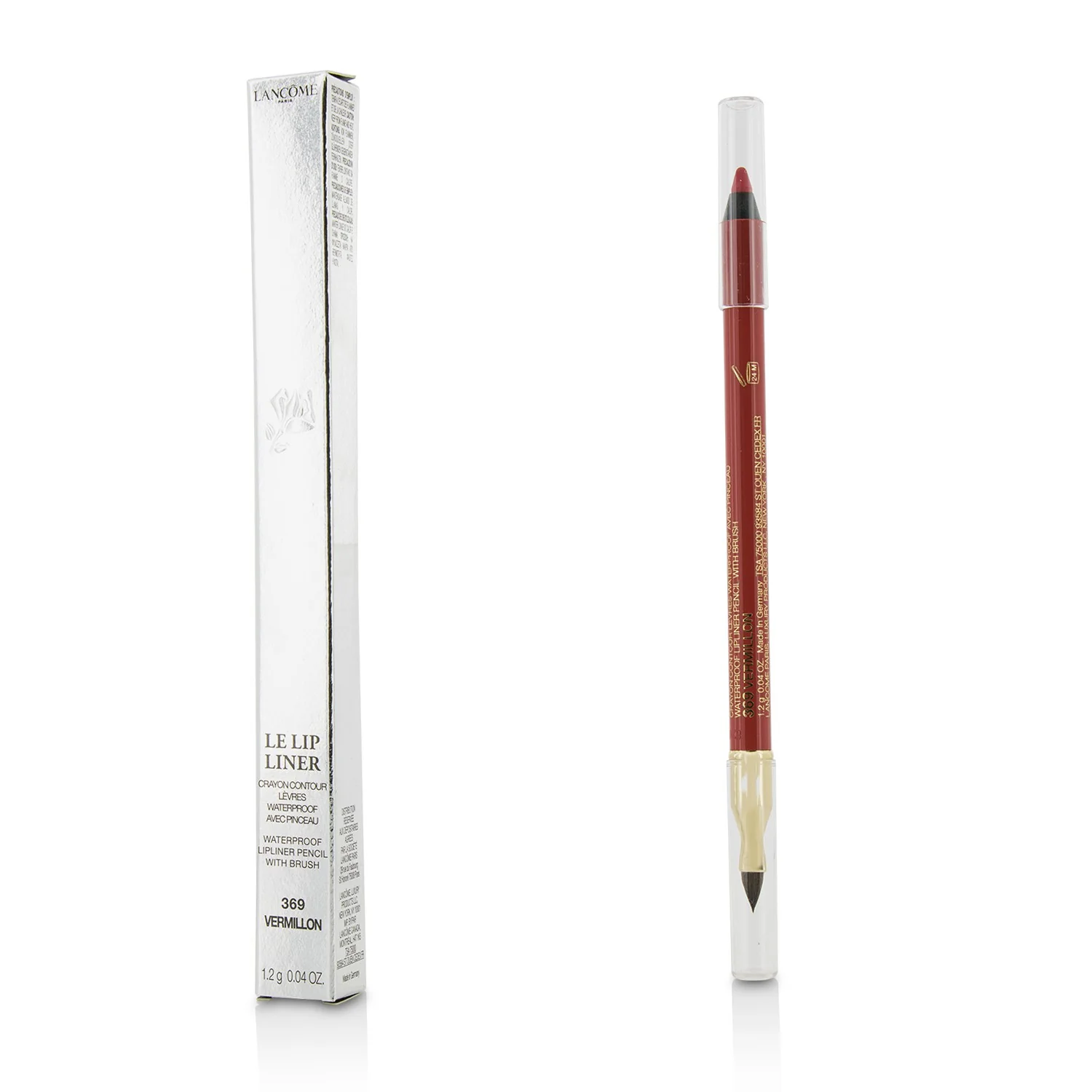 Lancome Le Lip Liner Waterproof Lip Pencil With Brush - #114 Tangerine  1.2g/0.04oz