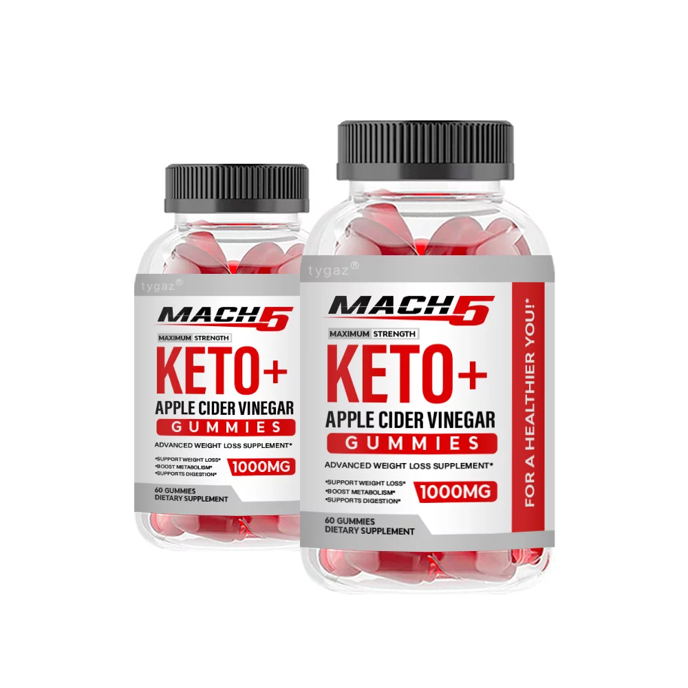 (2 Pack) Mach5 Keto+ - Mach5 Keto+ ACV Gummies