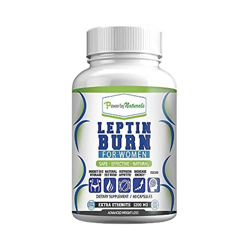 - Leptin Burn For Women - Natural Appetite Suppressant, Metabolism Booster For Weight Control Diet Pills- Leptin Supplements - 60 Capsules - Fat Burner Weight Loss Pills Fo