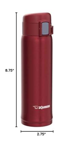 Zojirushi SM-SA60BA Stainless Steel Vacuum Insulated Mug, 1 Count (Pack of 1), Black, 20 oz.