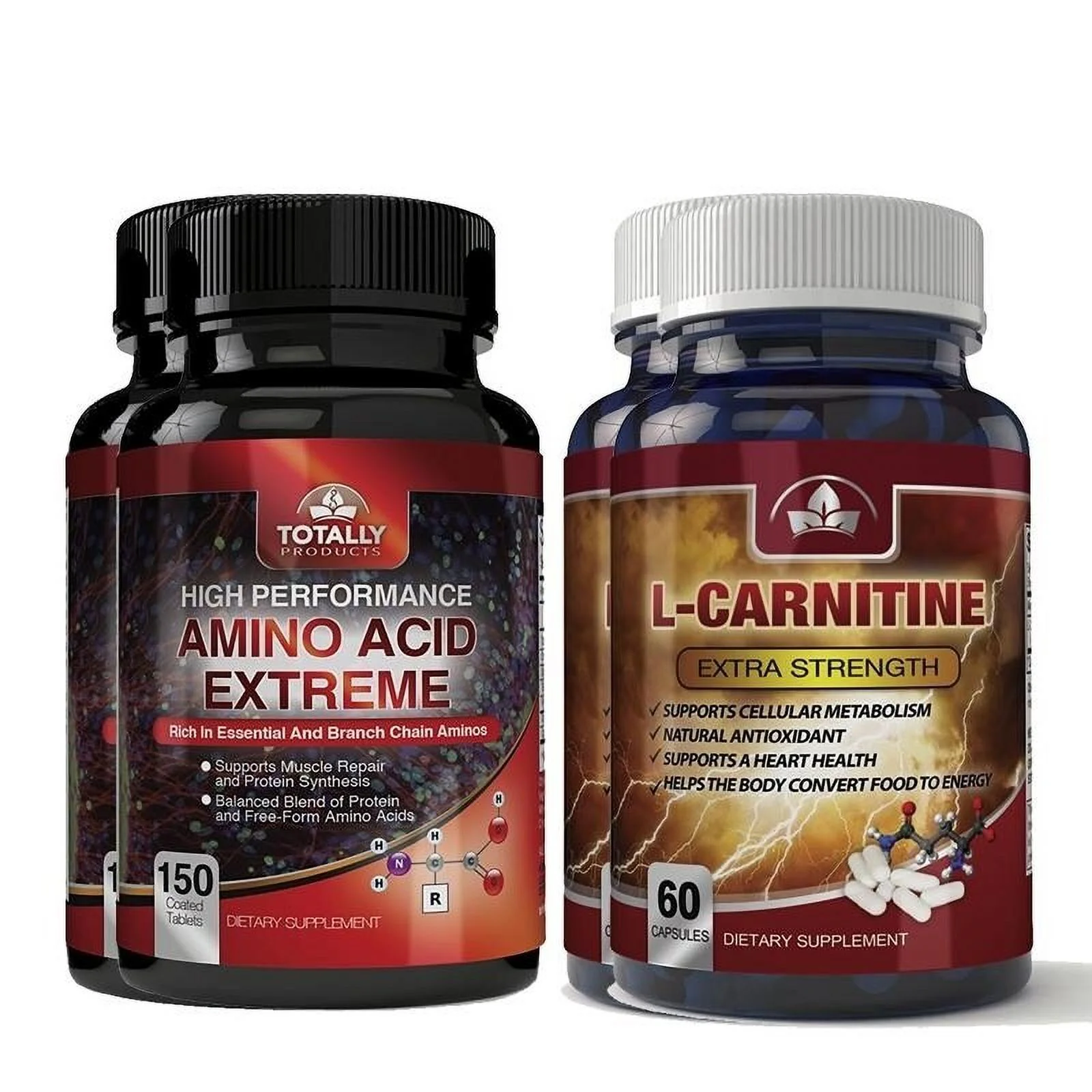 Amino Acid Extreme and L-Carnitine Extra Strength Combo Pack