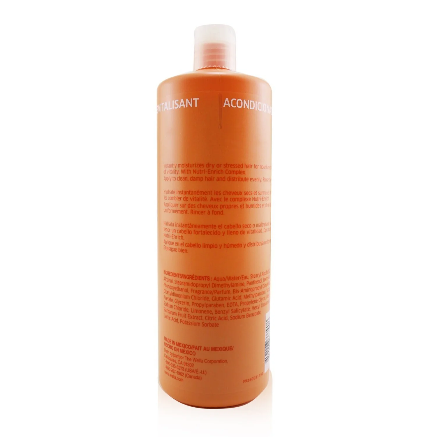Wella Invigo Nutri-Enrich Deep Nourishing Conditioner  250ml/8.4oz