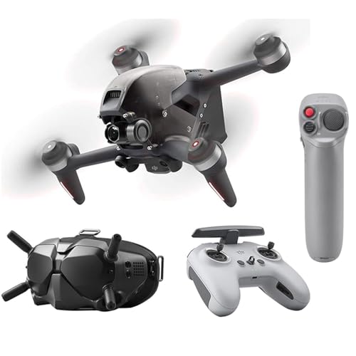 DJI CP.FP.00000001.01 FPV Combo Drone with Remote Control and V2 Goggles (Renewed) Bundle with DJI FPV Motion Controller