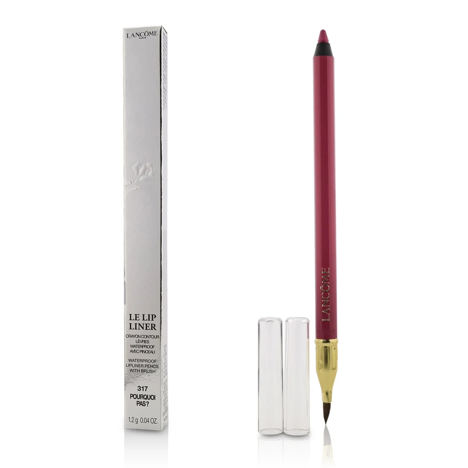 Lancome Le Lip Liner Waterproof Lip Pencil With Brush - #114 Tangerine  1.2g/0.04oz