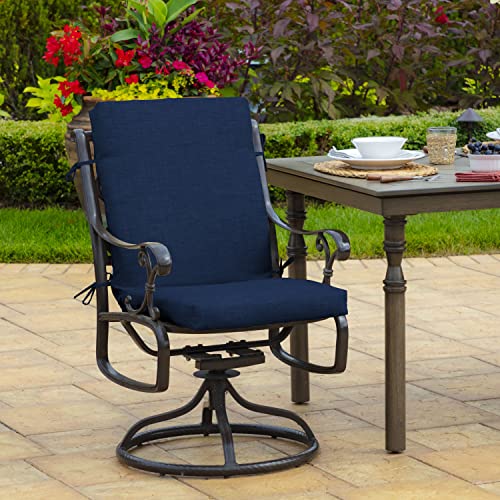 Arden Outdoor Midback Chair Cushion, 18 x 16.5, Rain-Proof, Fade Resistant 16.5 x 18, Tan Leala