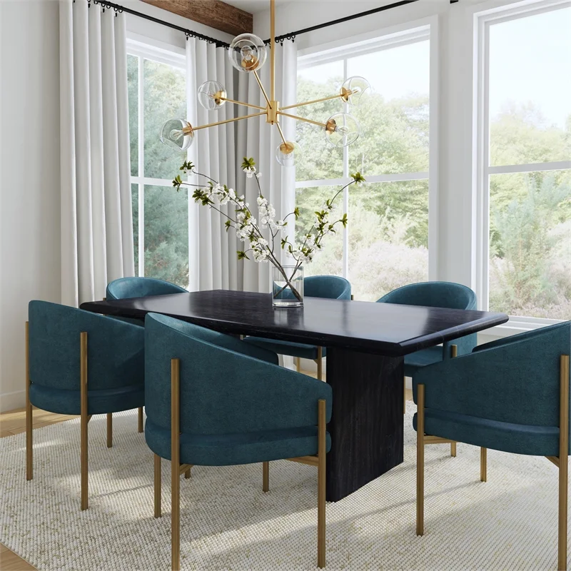 Butler Specialty Company Halmstad Wood Dining Table in Black