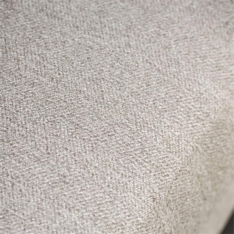 Furniture of America Brill Transitional Fabric Nailhead Sofa in Light Gray