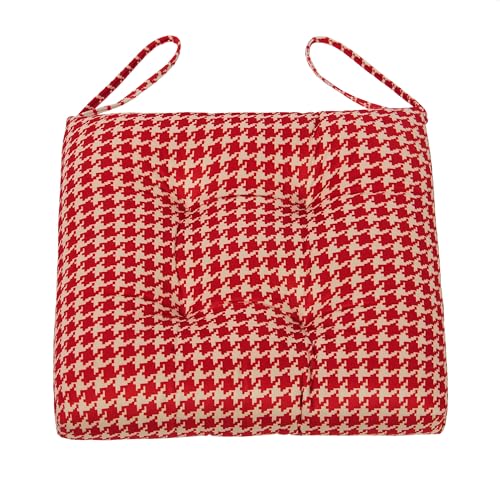 2-Pack Outdoor/Indoor Wicker Patio Seat Cushion Pad with Ties - Dining Chair Cushion, 17