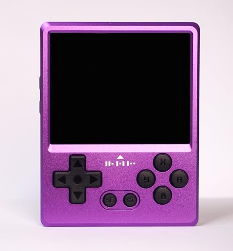 GKD Pixel 2 Console Metal Retro Game Player Portable Mini Pocket Handheld, Preinstalled with 64GB TF Card 1800mAh Battery 2.4-inch IPS Screen Aluminum Body Console Gaming Player (Red 64GB)