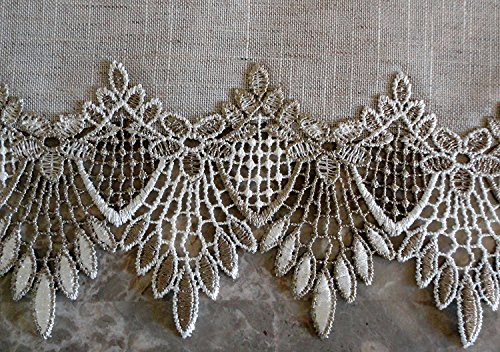 Mantel Shelf Scarf Earth Tones Neutral 90 Inch Mantle Doily Lace Dresser Scarf Runner