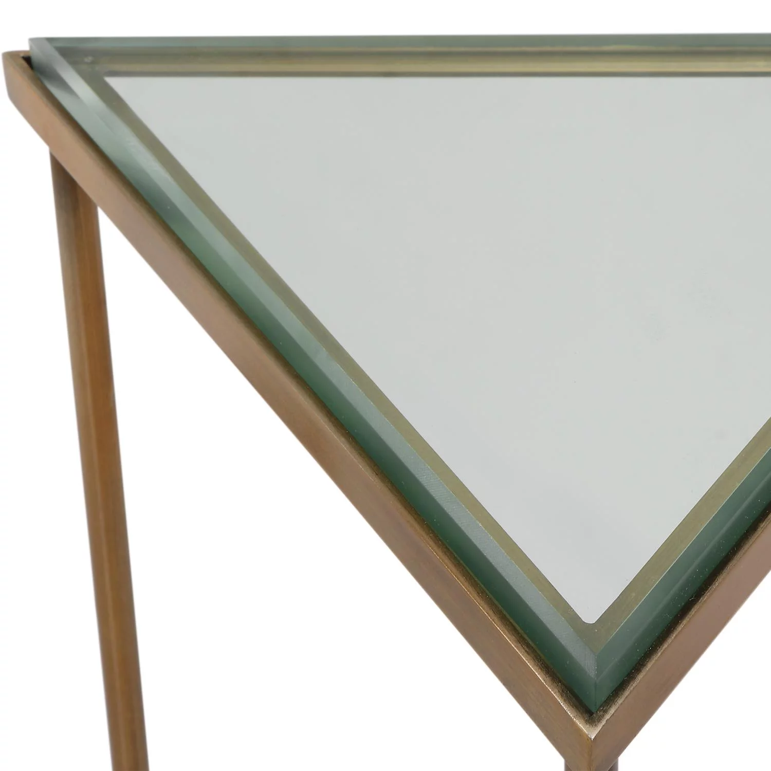 25209-Uttermost-Giza - Triangular Drink Table-22.25 Inches Tall and 10 Inches Wide