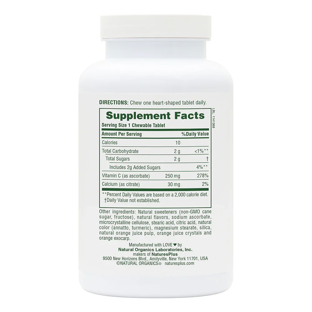 Love Buffs Vitamin C 250mg Nature's Plus 90 Chewable