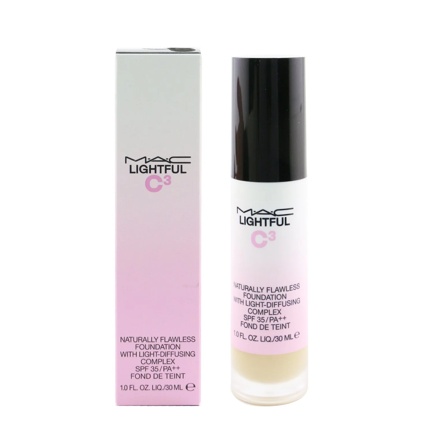 MAC Lightful C&sup3; Naturally Flawless Foundation SPF 35 - # NC35  30ml/1oz