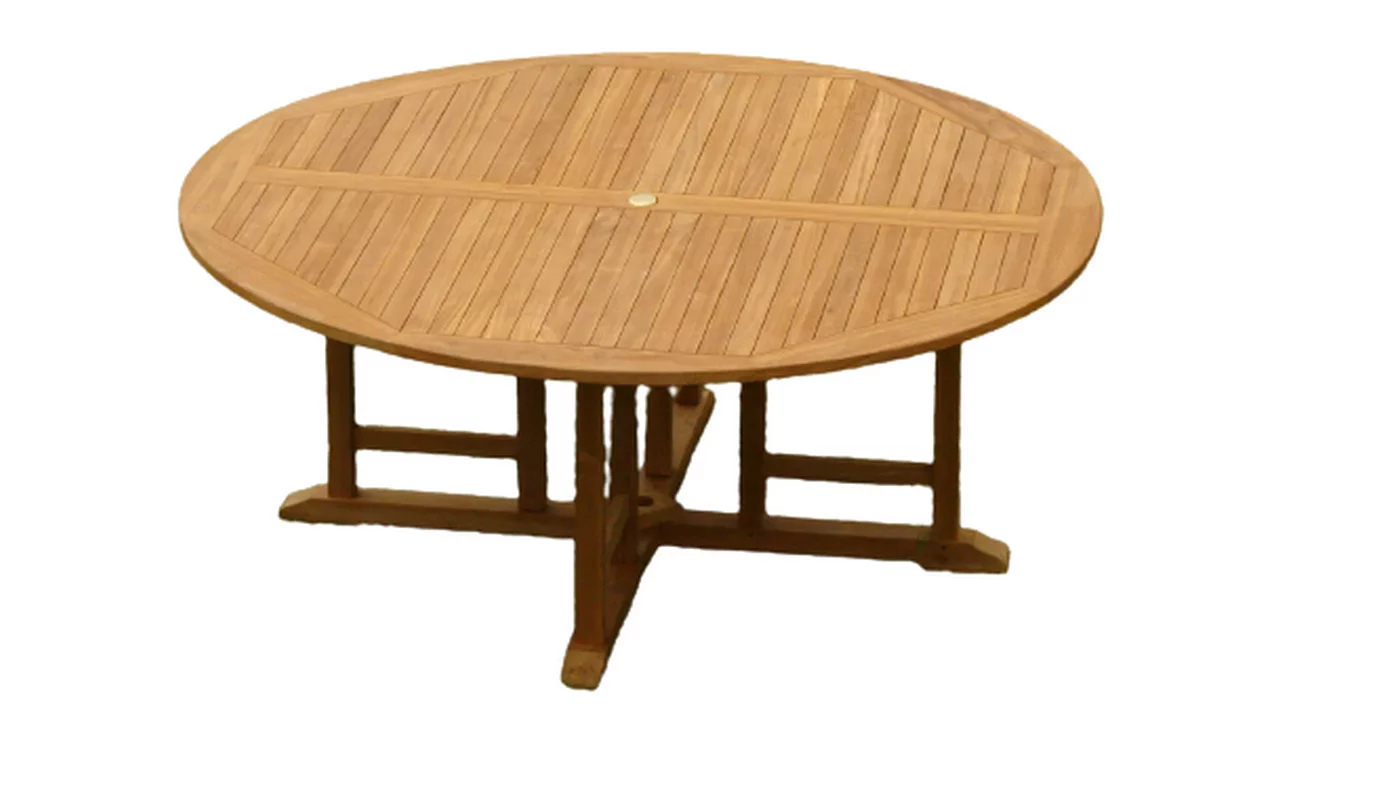 Grade-A Teak Dining Set: 6 Seater 7 Pc: 72
