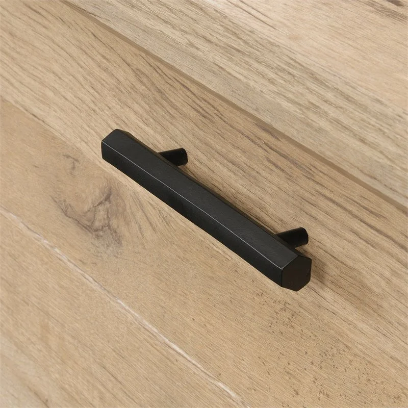 Pemberly Row Traditional Engineered Wood Lateral File Cabinet in Prime Oak