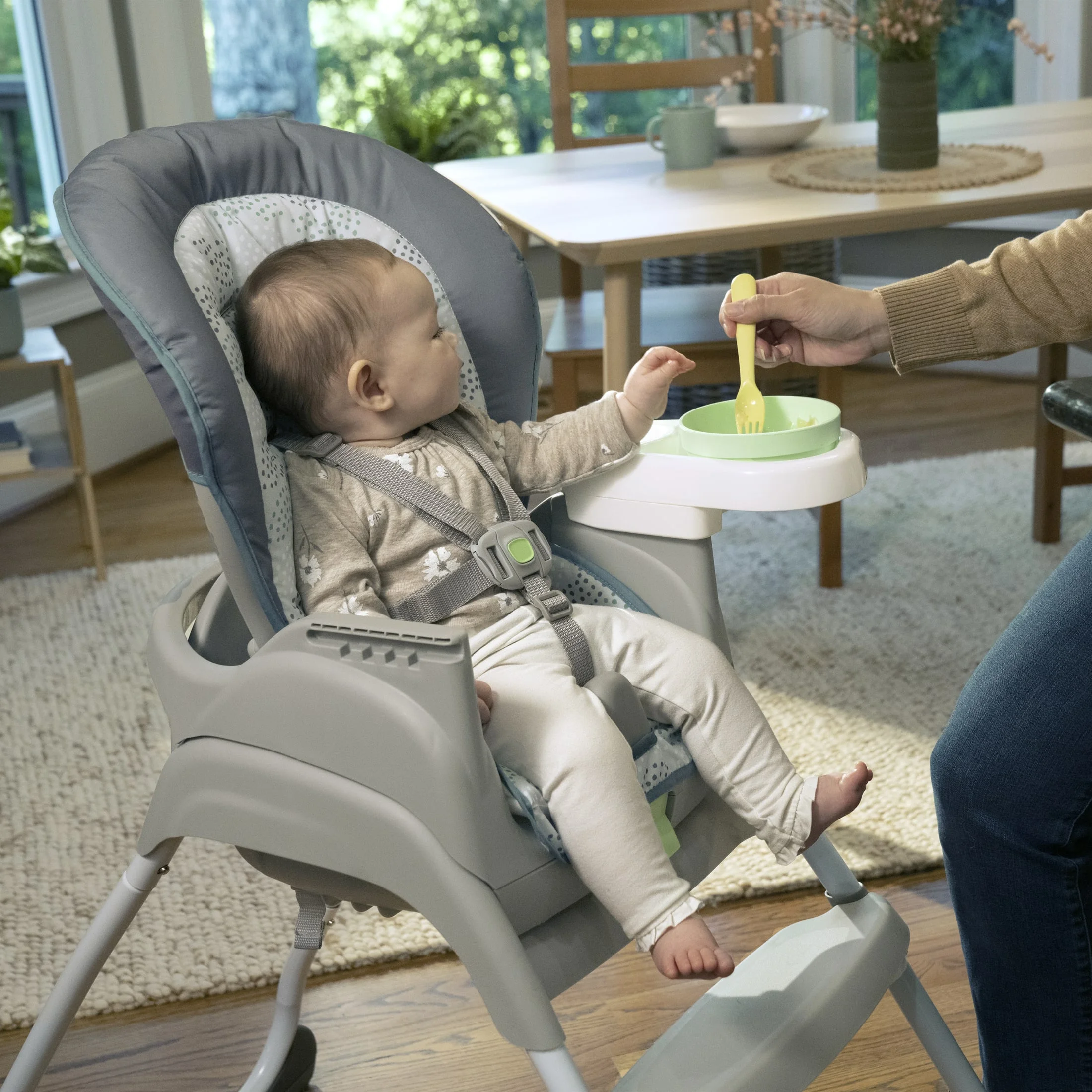 Ingenuity Full Course 6-in-1 High Chair – Unisex, Age Up to 5 Years – Astro