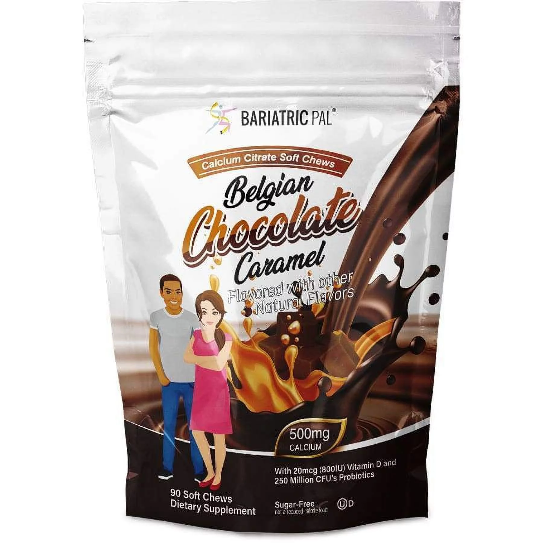 Gastric Band Complete Vitamin Pack - Capsules Size: 3-Month Supply, BariatricPal Multivitamin ONE: Capsule - Iron Free, BariatricPal Calcium Citrate Soft Chews: Belgian Chocolate Caramel