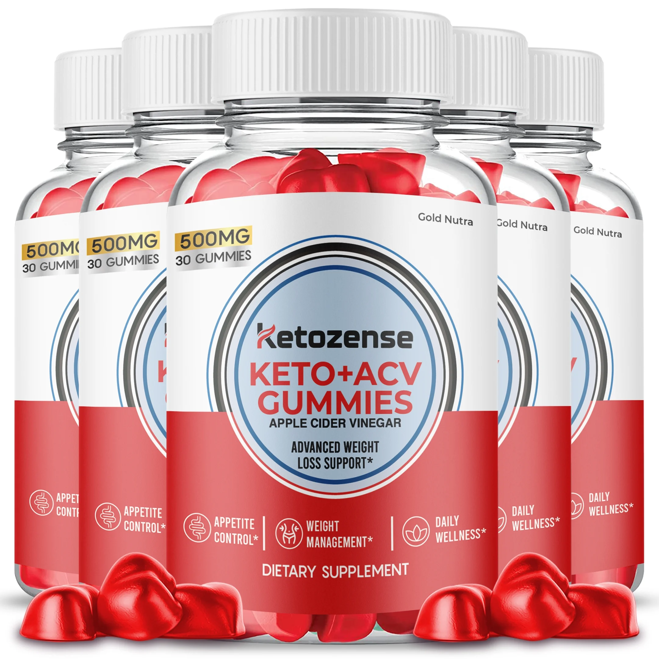 Ketozense Keto ACV Gummies , Ketozense Keto Maximum Strength Gummies, Ketozense Powerful Formula with ACV, Vitamin B12, Pomegranate and Beet root (5 Pack)