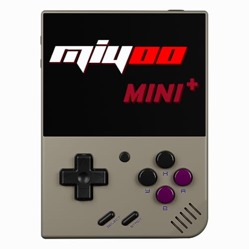Mini Plus Retro Gaming Console with Portable Case, Handheld Game Console with 3000mAh Battery 3.5'' IPS Screen, Compatible with a Large Variety of Classic Games. Support WiFi & RTC