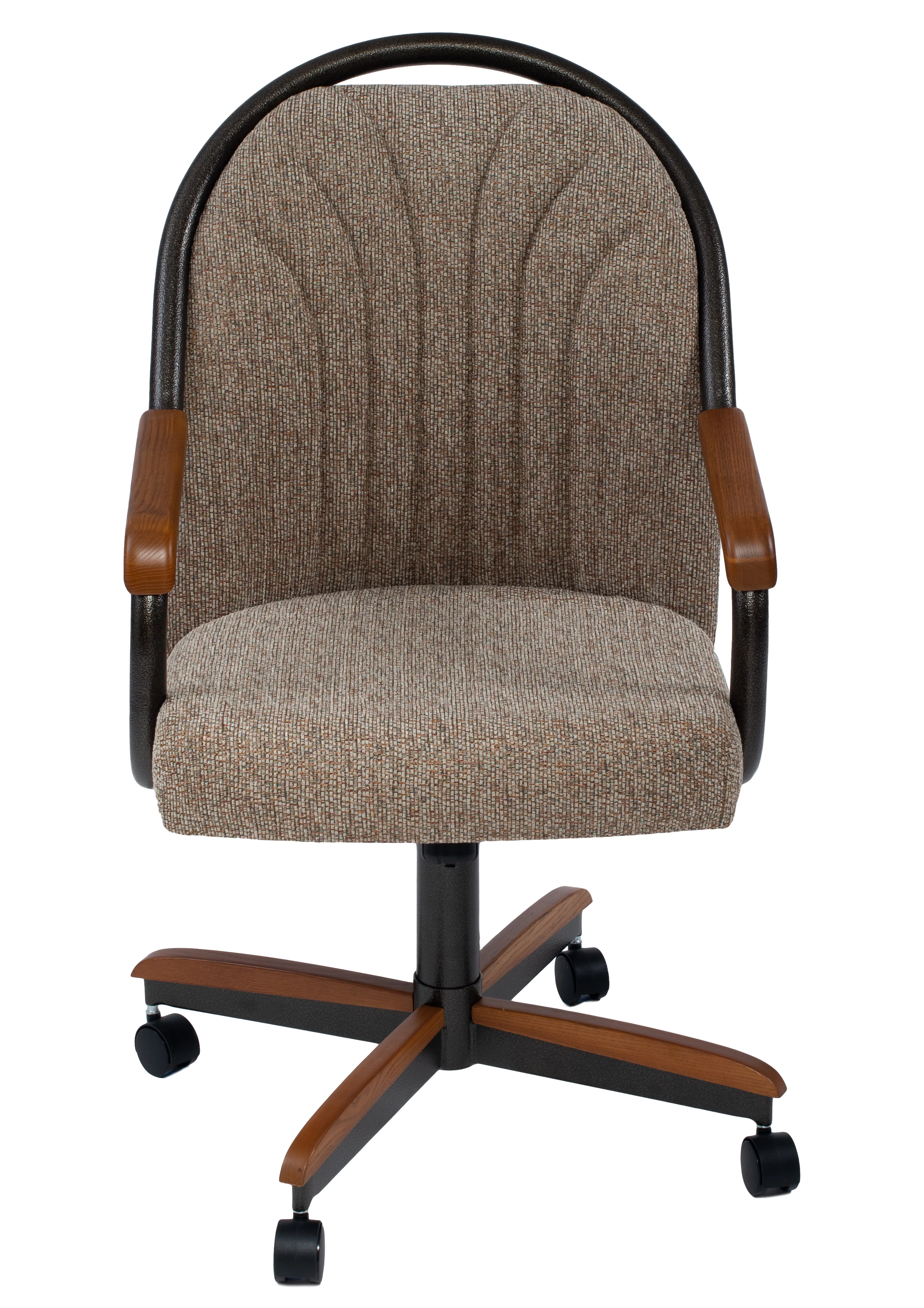 Caster Chair Tilt Rolling and Swivel Casual Dining Chair