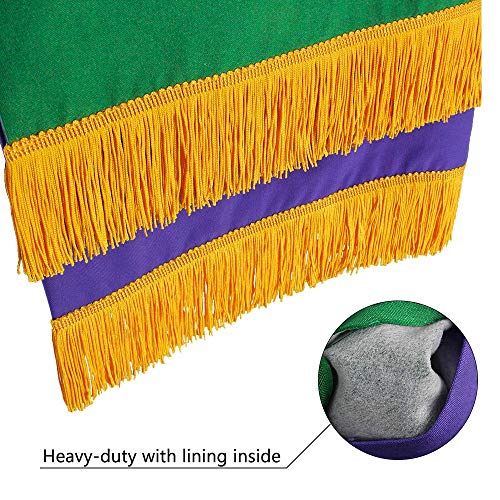 GraduatePro Set of 3 Reversible Parament Set Red White with Embroidered Gold Latin Cross