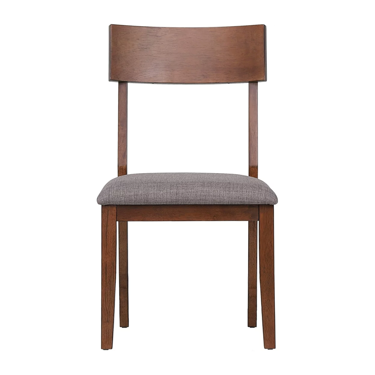 Mid Century Danish Walnut Upholstered Side Chair (Set Of 2)