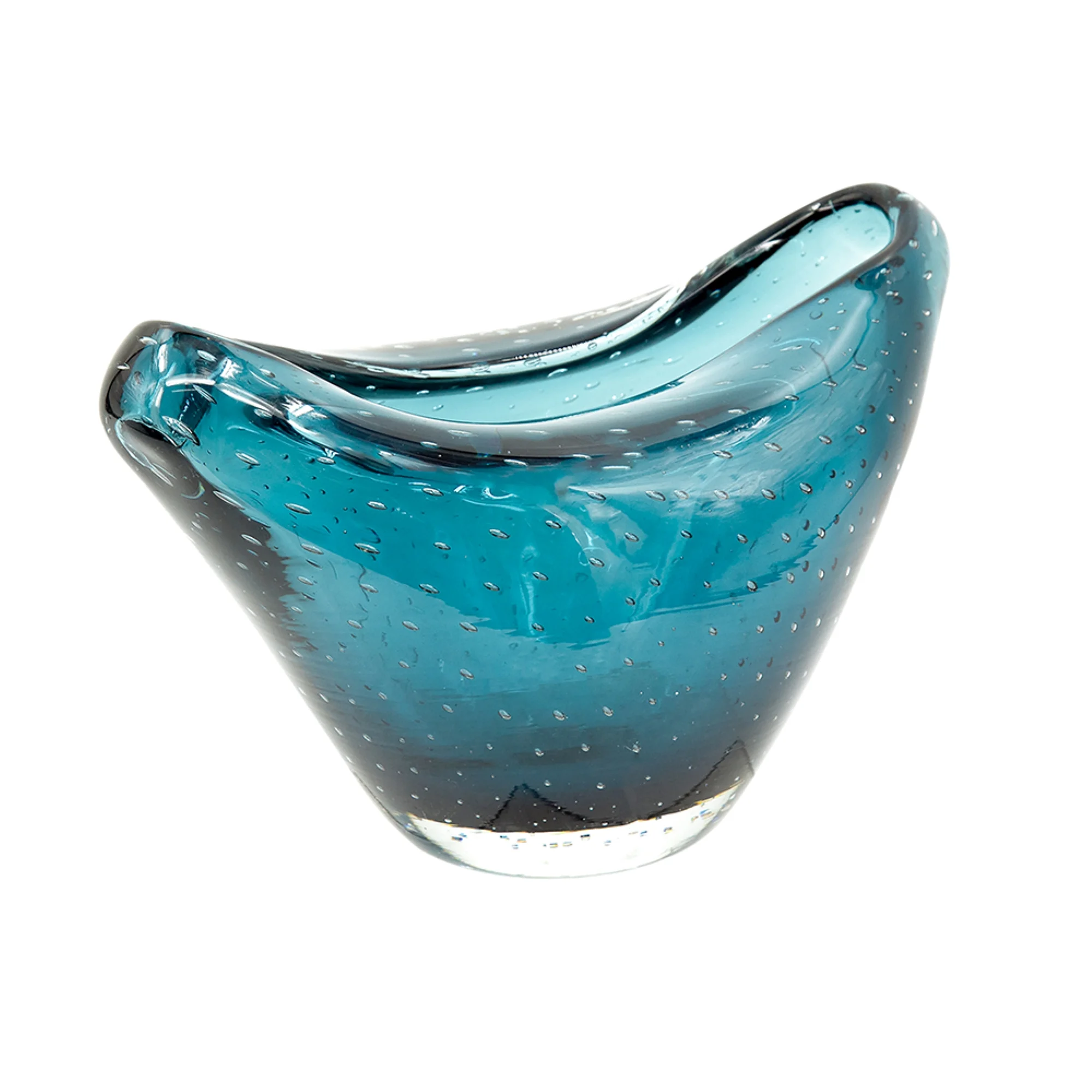 CC Home Furnishings Belling Bowl Glass Vase - 11.5