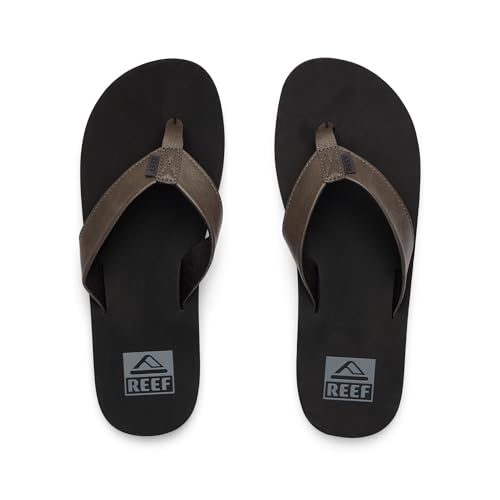REEF Twinpin Men's Beach Flip Flop, Soft Cushion Footbed, Water Friendly