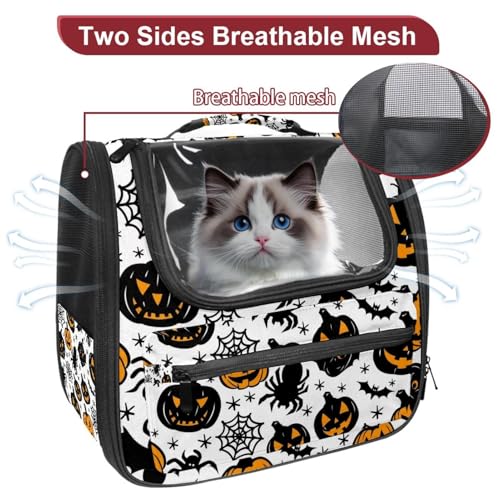 Halloween Pet Carrier Soft Sided Carrier for Small Medium Cats Dogs