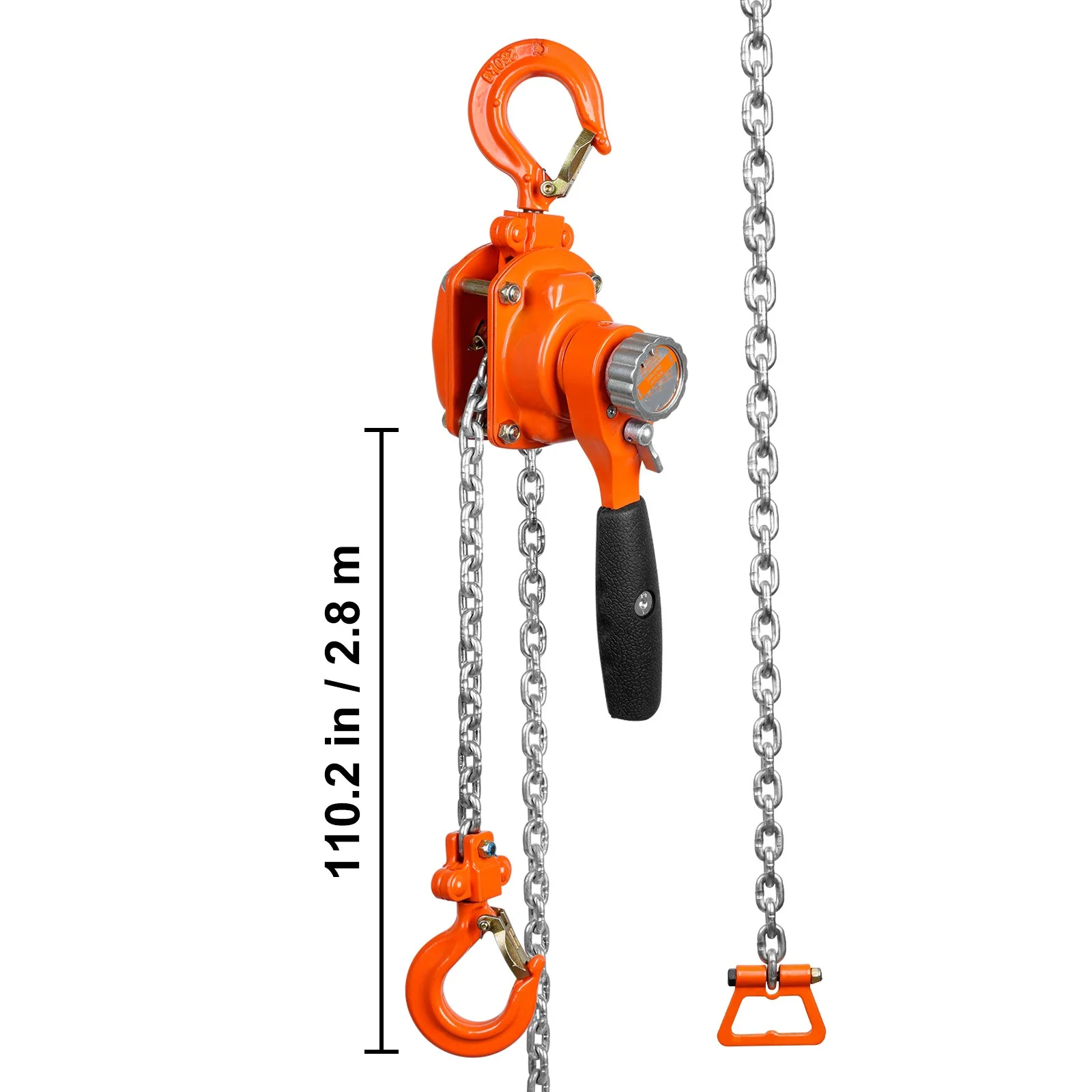 BENTISM Lever Block Chain Hoist G80 Ratchet Hoist 550lb Capacity 10ft Lifter