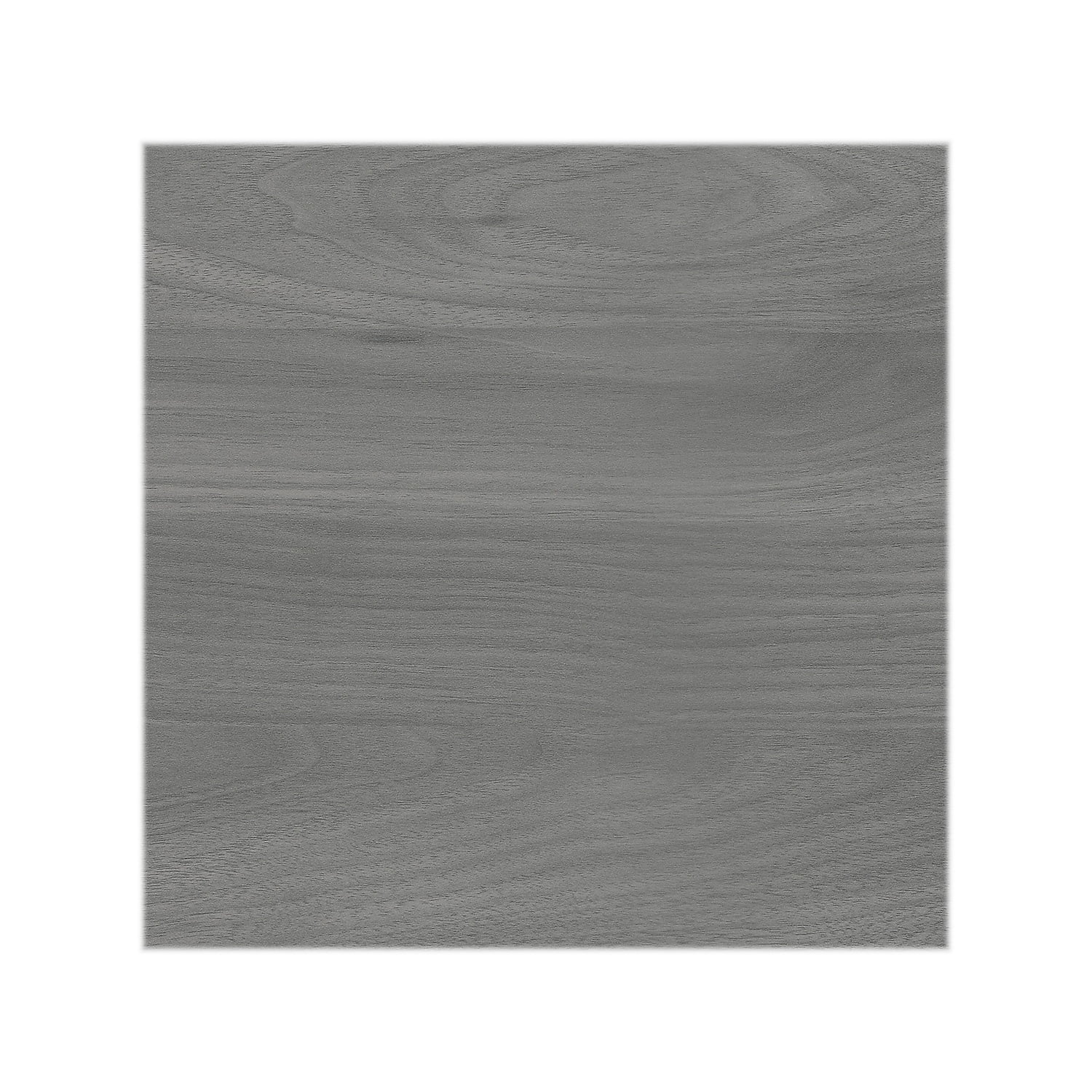 Echo L Shaped Desk with Hutch in Modern Gray - Engineered Wood