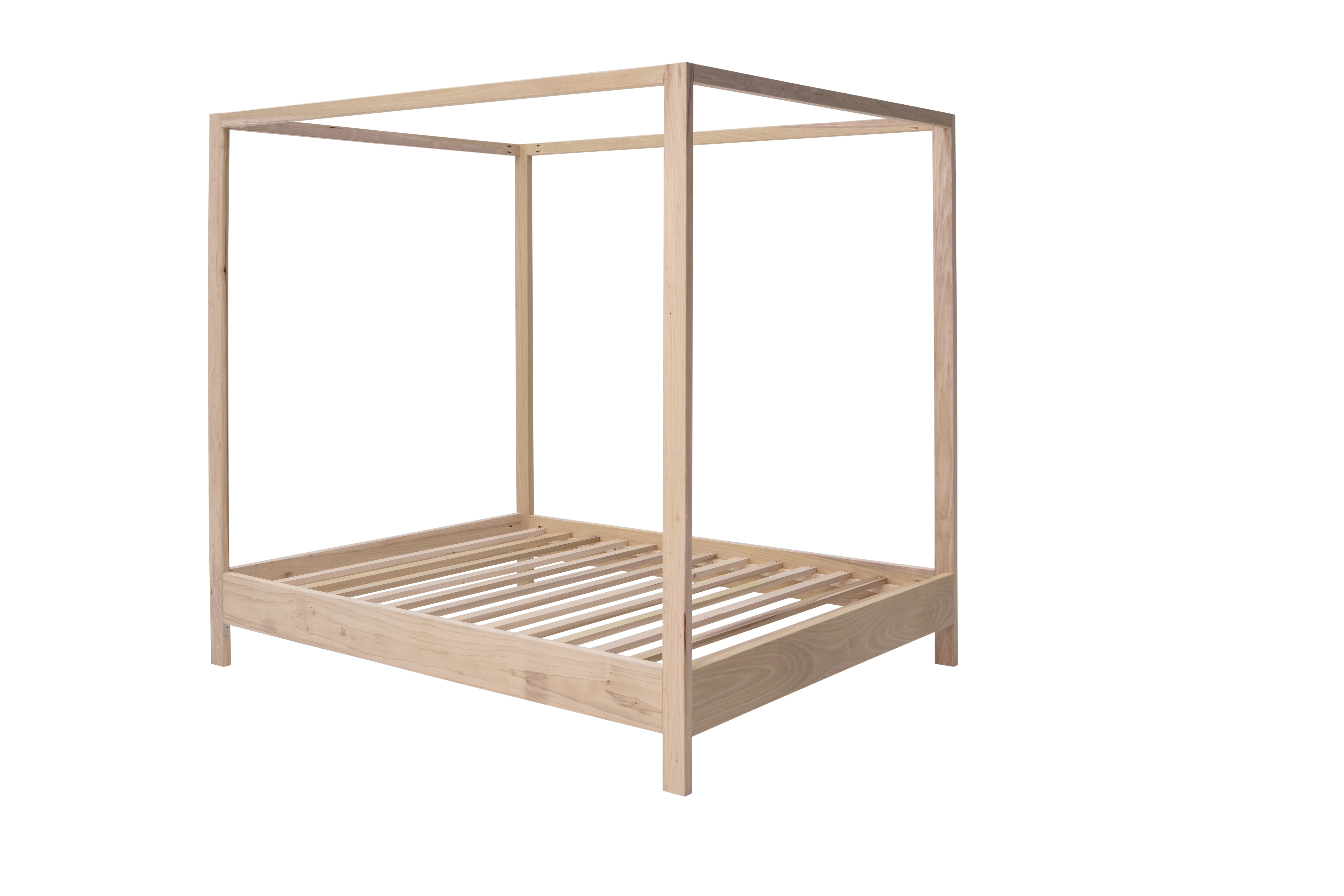 American Furniture Classics Model QUEEN CANOPY Queen Size Canopy Bed with Raised Platform