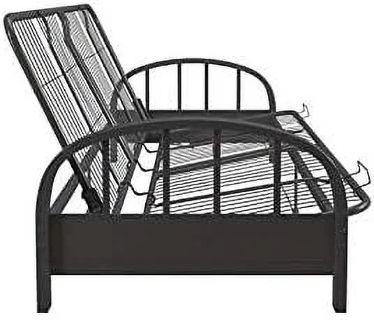 Futon Frame In Gunmetal Grey