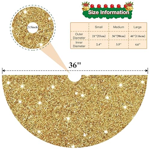 Pink Christmas Tree Skirt Unique Velvet Tree Skirt 36 Inches Sequin Tree Skirts Hot Pink Tree Skirt Glitter Christmas Tree Skirt for 6FT Tree Sparkly Tree Skirt for Christmas Tree Decorations