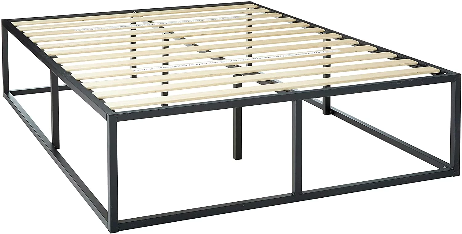 Zinus Joseph Metal Platforma Bed Frame, 18-Inches - Queen