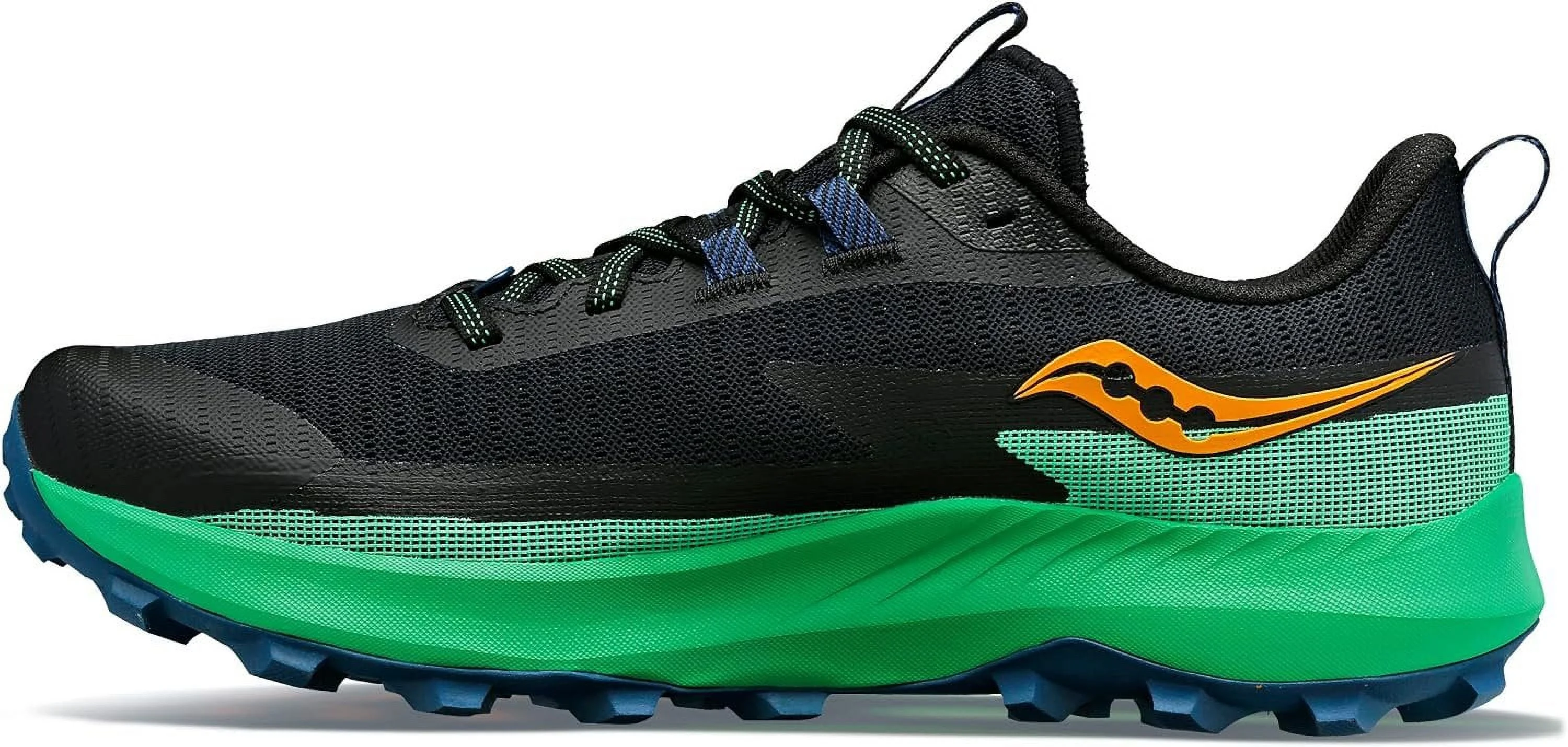 Saucony Men's Peregrine 13 Trail Running Shoe, Finesse Black, 10.5