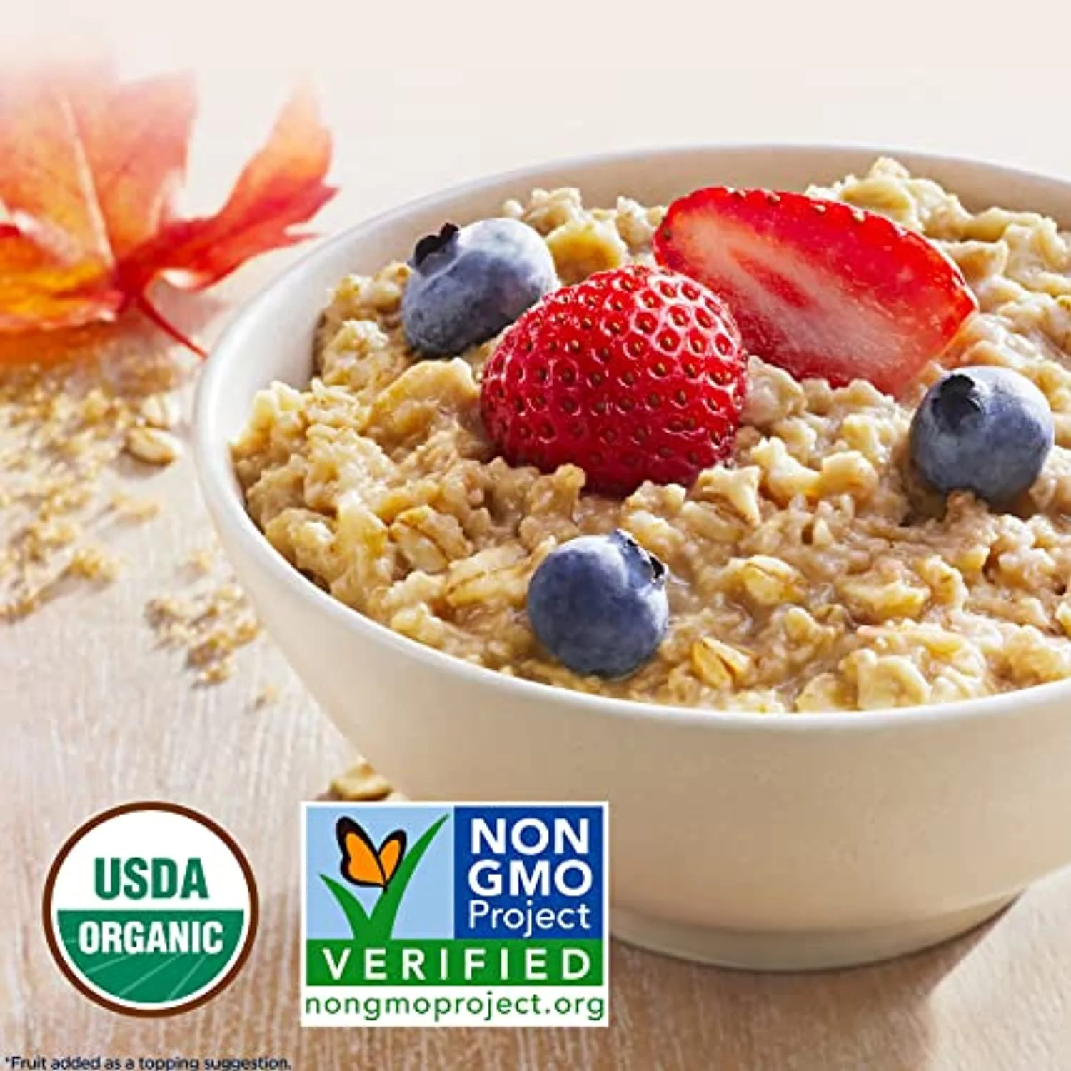 Quaker Instant Organic Oatmeal Maple & Brown Sugar Breakfast Cereal, 8 Packets Per Box (Pack Of 6 Boxes)