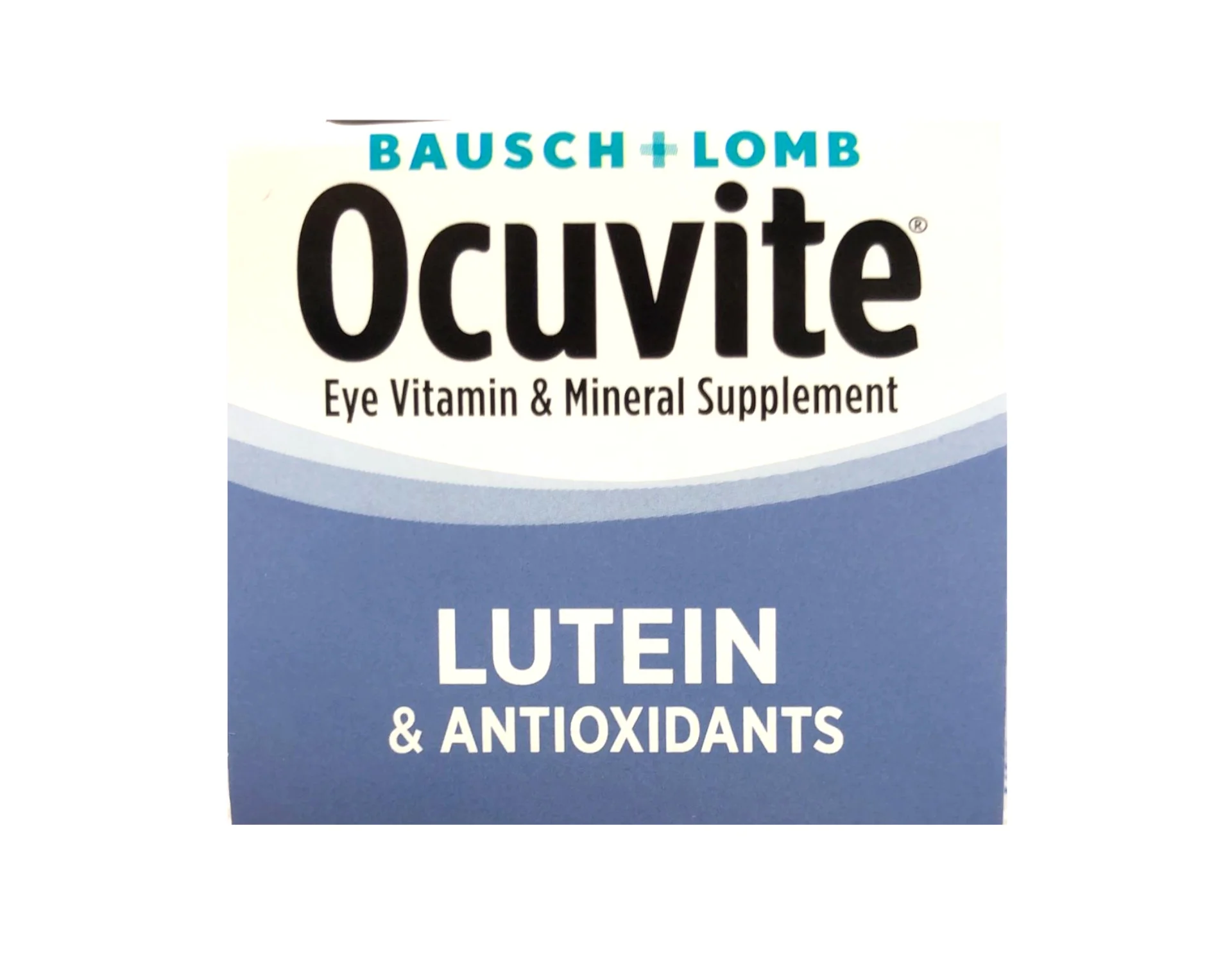 Bausch + Lomb Ocuvite Vitamin & Mineral Supplement Tablets with Lutein, 120 Count Bottle (Pack of 2)