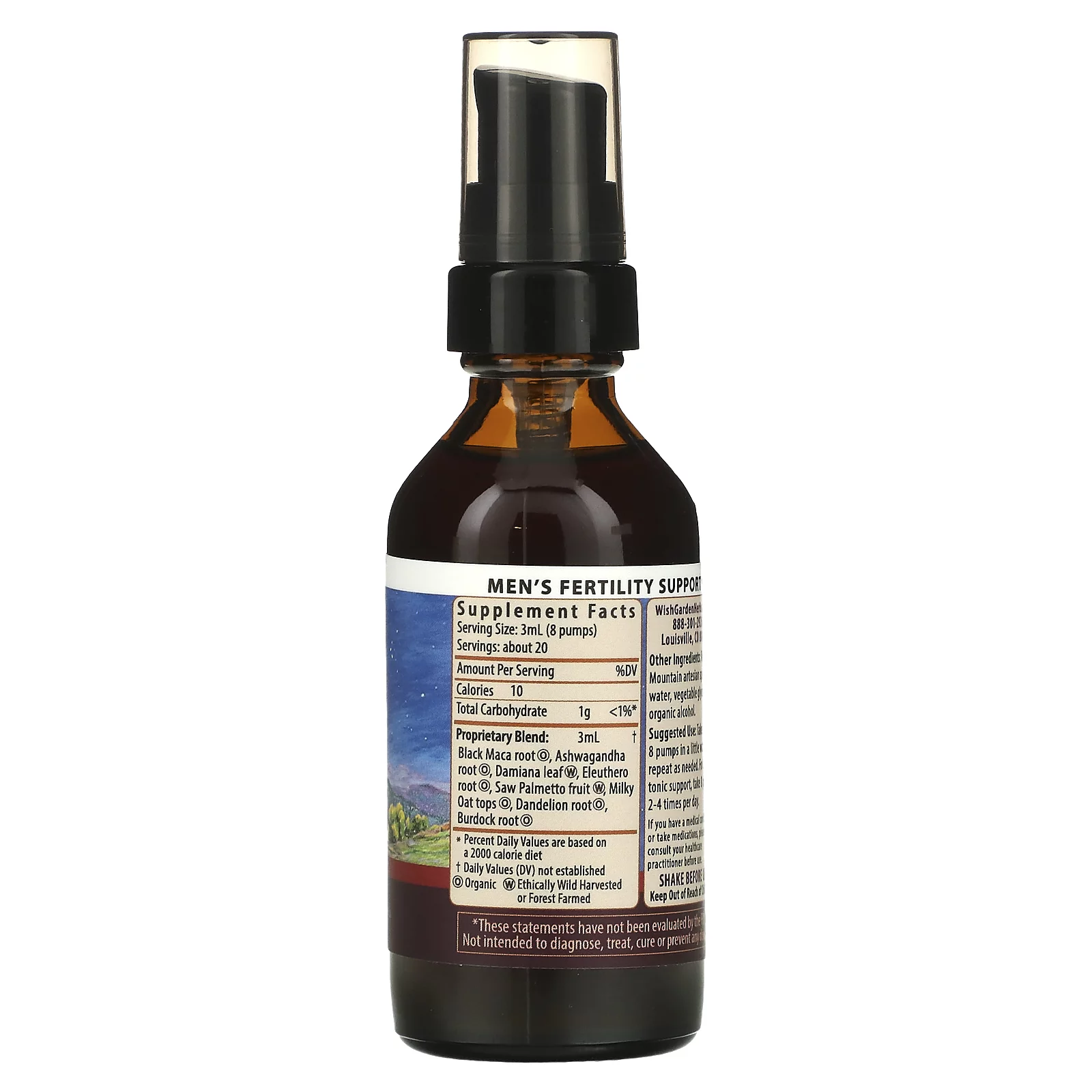 WishGarden Herbs Male Mojo, Hormone Tonic, 2 fl oz (59 ml)