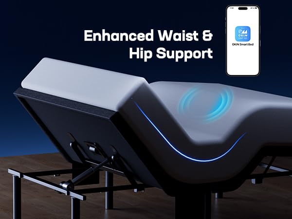 Marsail NS0 Adjustable Base with Mattress Set, Queen Adjustable Bed Frame + 10-inch Cooling Gel Memory Foam Mattress, Dual Motor Bed Frame with Wireless Remote, CertiPUR-US Certified