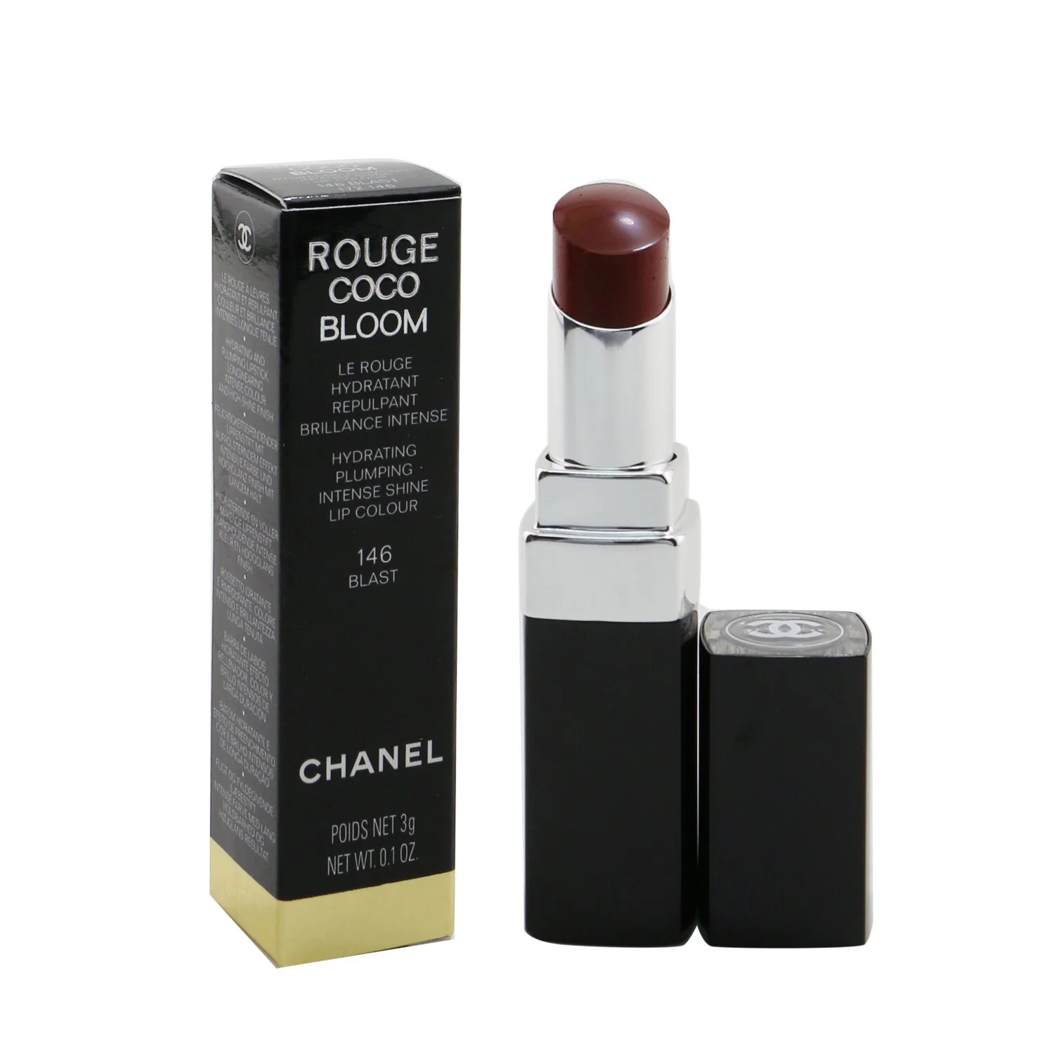 Chanel Rouge Coco Bloom Hydrating Plumping Intense Shine Lip Colour - # 132 Vivacity  3g/0.1oz